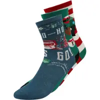 Urban Classics Ho Ho Ho Christmas Sokken 3 Paren