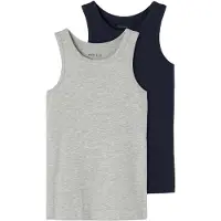 Name It Mini Onderhemd 'GREY MELANGE'