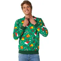 Opposuits Kersttrui Holiday Groen