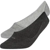Calvin Klein Footie Low Cut Socks 2 Pairs Grijs EU 35-38 Vrouw