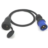 QwattPro Verloopsnoer CEE-st RA-kopp 1m 3G2,5 H07RN-F - 2533009 - 2533009