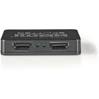 Nedis HDMI Splitter | 2-poorts poort(en) | HDMI ingang - 2x HDMI-uitgang | 4K@30Hz | 2,25 Gbps | ABS / PVC | Zwart