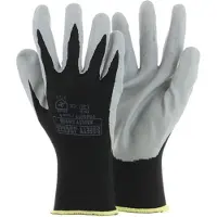 Safety Jogger Veiligheidshandschoenen | Met een grijze schuimnitril coating | Zwart | Maat 8 - SW0906008