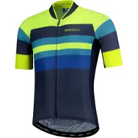 Rogelli Wielershirt KM Peak Blauw/Fluor