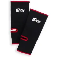 Fairtex Enkelbeschermers - Zwart/Rood - OSFM