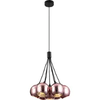 Fantasia ROGODO Pendel Koper/Roze 7x E27