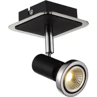 Fantasia XZIBIT spot 1xGU10 5W LED incl. zwart/chroom