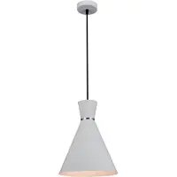 Fantasia KONO pendel Ø25 E27 wit/wit