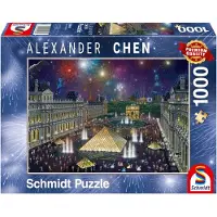 Schmidt Vuurwerk bij het Louvre, 1000 stukjes Puzzel
