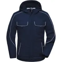 James & nicholson Solid softshell winterjack JN886 - Marine - S