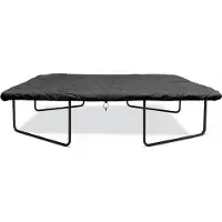 Magic Circle Pro Rechthoekige Trampoline Winter Afdekhoes Antraciet 244 x 366 cm