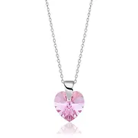 Montebello Ketting Aella KHZ431 - Swarovski Hart - 925 Zilver Gerhod.- Ø10mm - 40cm