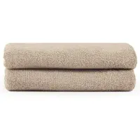 Blumtal Terry Handdoeken Set - 2 x Handdoek - 50 x 100 cm - Taupe