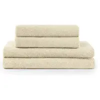 Blumtal Terry Handdoeken Set - 2 x Baddoek & 2 x Handdoek: Zand