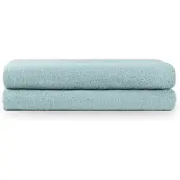 Blumtal Terry Handdoeken Set - 2 x Baddoek - 70 x 140 cm - Lichtblauw