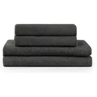 Blumtal Terry Handdoeken Set - 2 x Baddoek & 2 x Handdoek: Antraciet