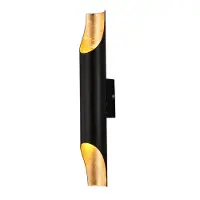 LumenXL Mat zwarte wandlamp - Madison