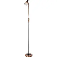 LumenXL Industriële staande lamp koper - Allison