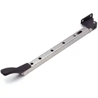 Dx raamuitzetter 30cm Zwart met RVS finish