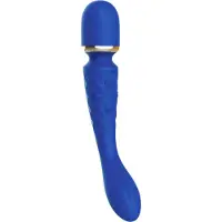 Bodywand Luxe 2-Way Wand Massager 25 cm Blauw