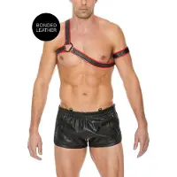 Ouch! Ouch - Gladiator harnas One Size - Rood