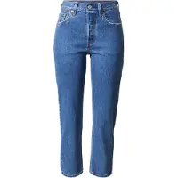Levi's Jeans '501 CROP' blauw denim