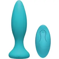 A-Play Vibe Beginner Vibrerende Buttplug - Turquoise