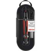 Rotring Compact snel aanpasbare kompas | cirkels tot 360 mm
