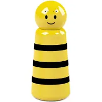 Lund London Skittle Drinkfles 300 ml Bij - Geel / Roestvast Staal