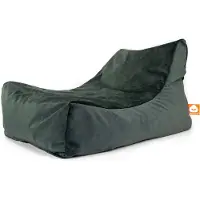 Whoober loungestoel zitzak "Bali" velvet antraciet - zacht en comfortabel - Wasbaar