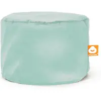 Whoober zitzak poef "Rhodos" velvet mintgroen - Wasbaar - Zacht en comfortabel