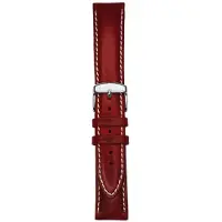 Oxygen Classic Leather Strap 20MM Red EX-CLS-STR-20-RE