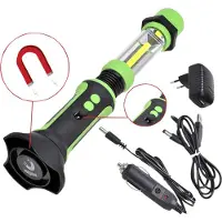 PAT Europe Flexibele oplaadbare looplamp - COB LED - met haak en magneet