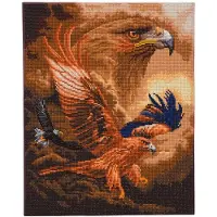 Crystal Art Framed Eagle Sky 40 x 50cm kit (Full Painting)