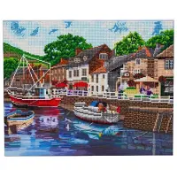 Crystal Art Framed Harbour 40 x 50cm kit (Full painting)