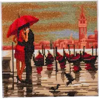 You do it Framed Meet Me In Venice 30 x 30cm Crystal Art kit (Full Painting)