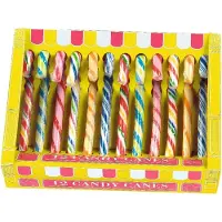 Hamlet candy - canes - party - mix - 12-stuks - in - doosje - verjaardag - zuurstokken - partycanes - kinderverjaardag - kindersnoep - kerstsnoep - zuurstok