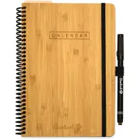 Bambook uitwisbare & herbruikbare Agenda - Hardcover - A5 - Met 1 gratis stift