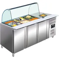 Saro Luxe Saladette met glazen top