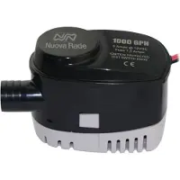 Nuova Rade Submersible Automatic Bilge Pump 1000 Gph Zwart 1000 GPH