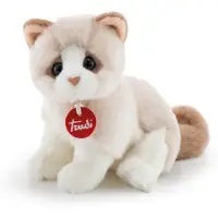 Trudi Kitty Brad, wit/beige, maat S, kattenknuffel