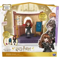 Spin Master Wizarding World Magical Minis Charms Klaslokaal met Exclusief Hermelien Griffel Figuur en Accessoires Kinderspeelgoed voor Kinderen