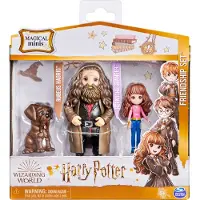Spin Master Magical Minis - Hermelien Griffel en Hagrid - 7,5cm