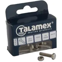 Talamex Hexagon Head 6 Units Grijs M6 x 60 mm