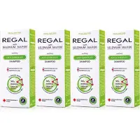 Regal Anti Roos Selenium Sulfide Shampoo Voordeelverpakking 4 Stuks – Alle Haartypes – met Bisabolol & Groene Thee-extract – 4 x 200ml