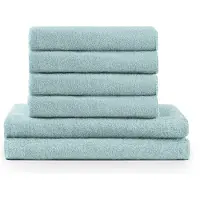 Blumtal Terry Handdoeken Set - 2 x Baddoek & 4 x Handdoek: Lichtblauw