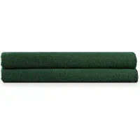 Blumtal Terry Handdoeken Set - 2 x Sauna Handdoek - 80 x 200 cm - Donkergroen