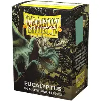 Dragon Shield Dual Matte Eucalyptus Lehel-kaartmouwen 100 Zakjes