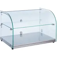 CombiSteel Neutraal Vitrine Rond 45L | 7487.0240