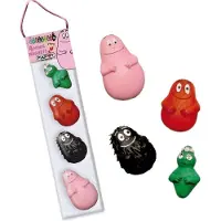 Plastoy : Set van 4 Mini Magneten Barbapapa